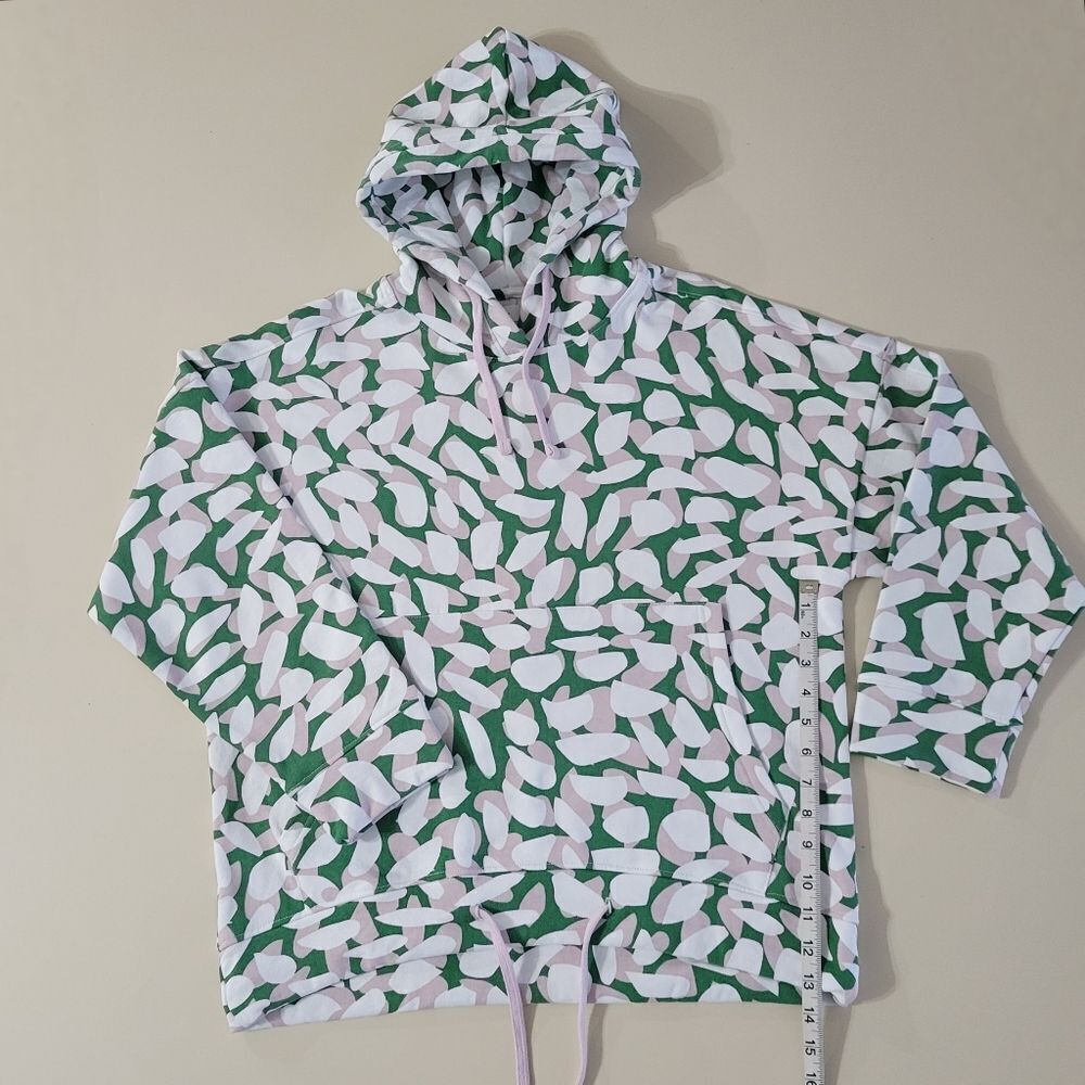 SKFK Skunkfunk Adi Big Petals Pink Green Hoodie - Picture 9 of 16
